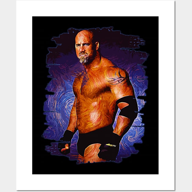 Goldberg \\ WWE \ BrushArt Wall Art by Nana On Here